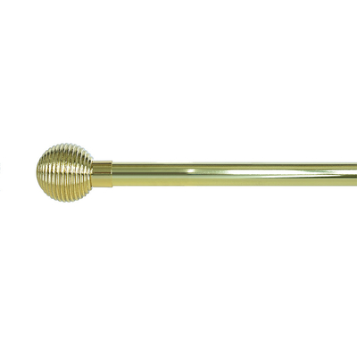 Multi Layer Ball Finial Pipe Curtain Rods Custom Anti Copper