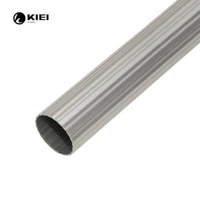 1M Length Iron Curtainn Rod With Ball Shape Finials Plating Treatment